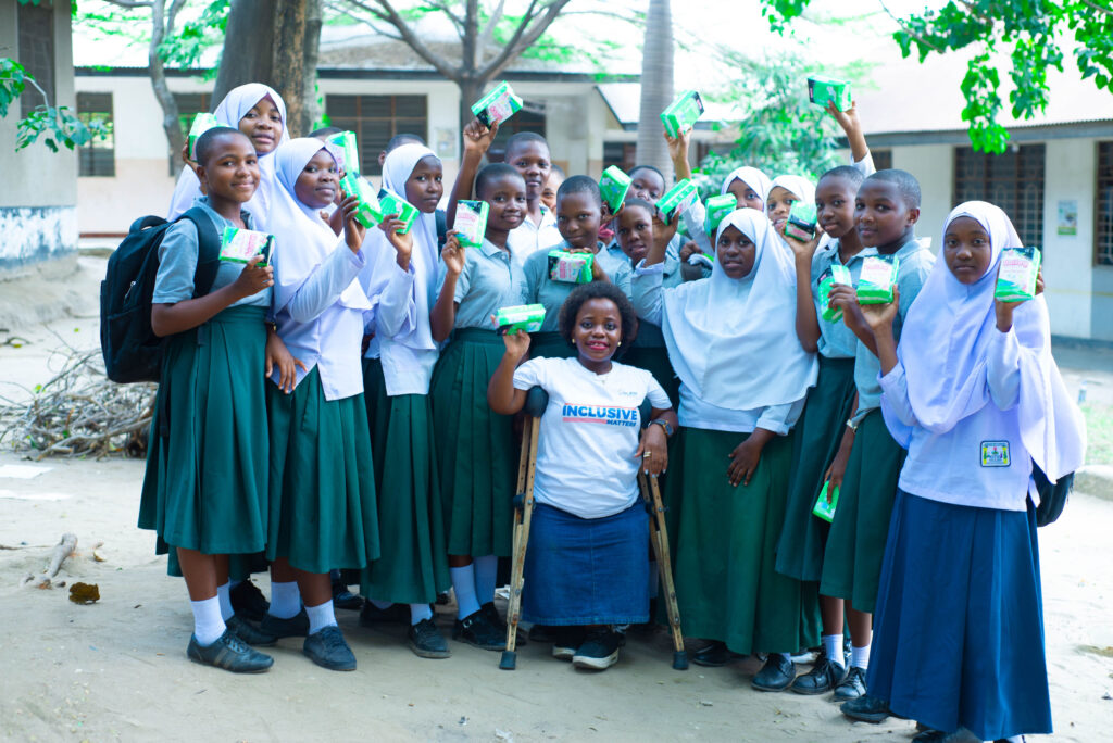 Menstrual Health Education and Sanitary Pad Distribution School Visit Menstrual Health Education and Sanitary Pad Distribution School Visit